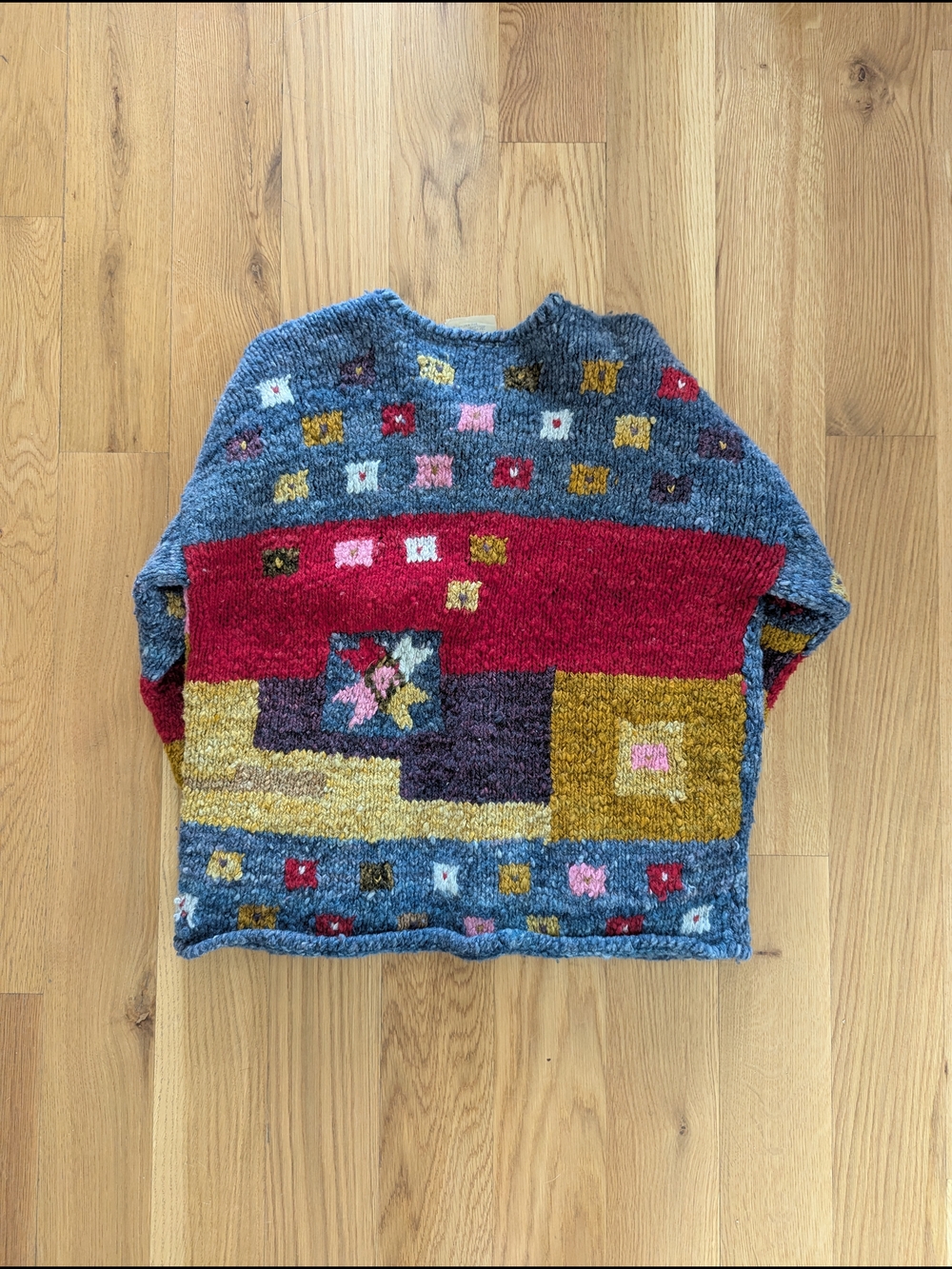 Handmade Wool Cardigan - Picture 2 of 2